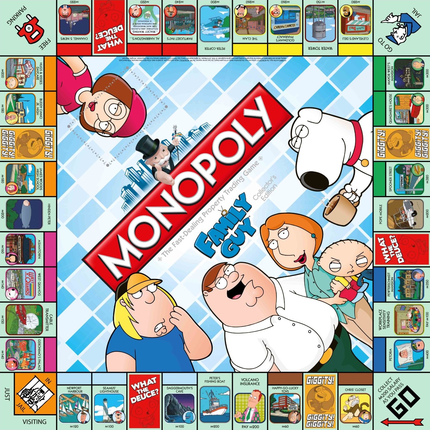 Plateau du Monopoly Family Guy