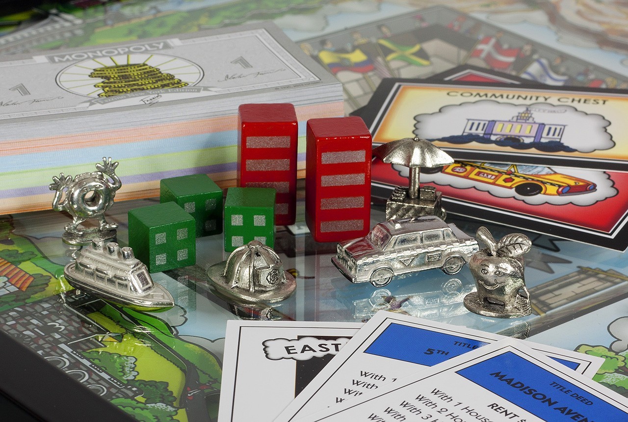 Maisons et hôtels du Monopoly 3D - Fazzino