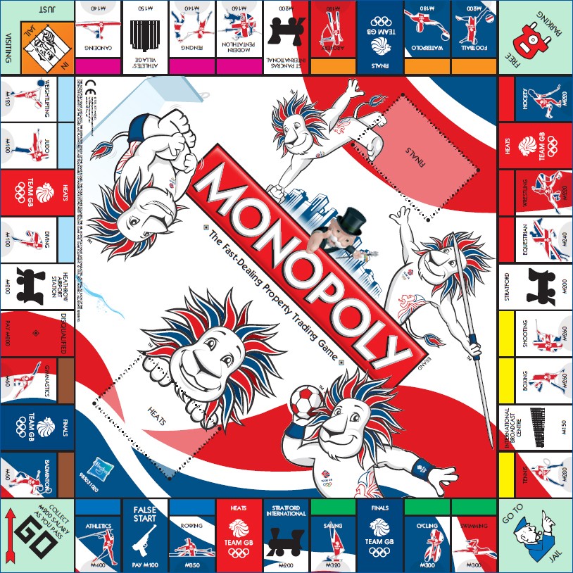 Plateau du Monopoly Team GB
