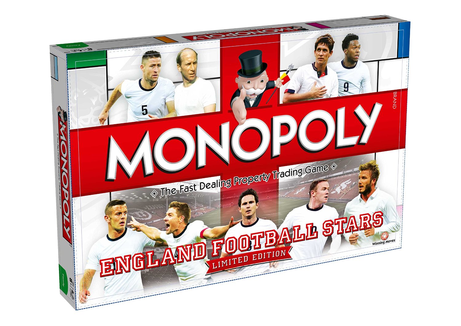 Boite en 3D du Monopoly England Football Stars
