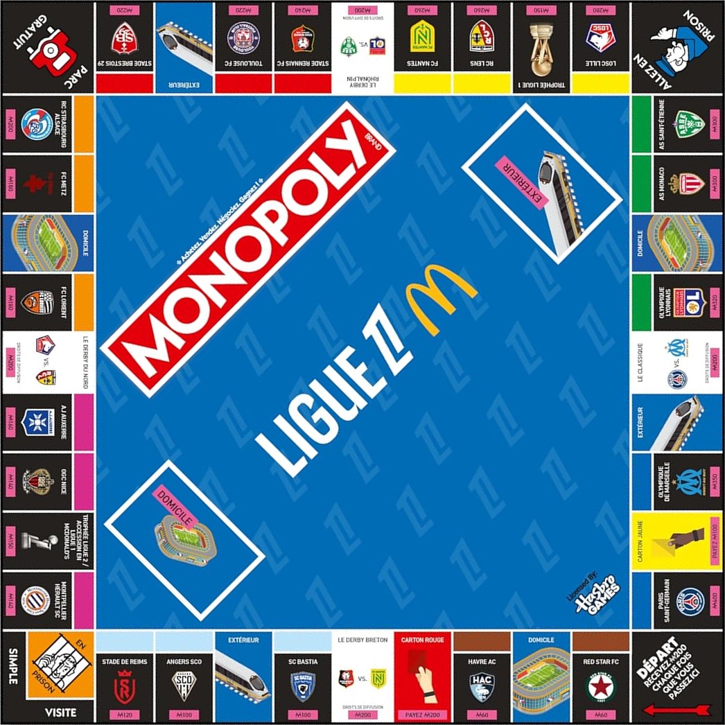 Plateau du Monopoly Ligue 1 - McDonald