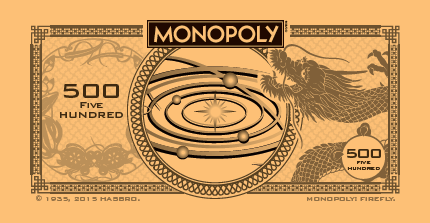 Billets du Monopoly Firefly