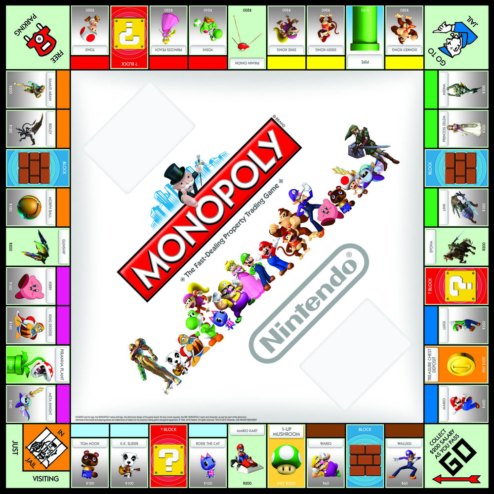 Plateau du Monopoly Nintendo