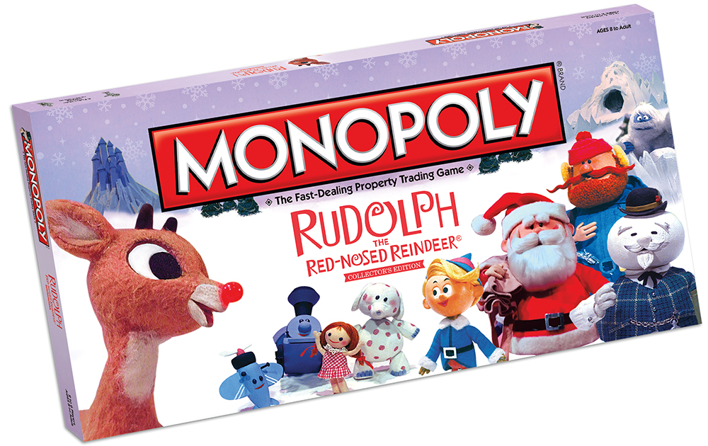 Boîte en 3 dimensions du Monopoly Rudolph the Red-Nosed Reindeer