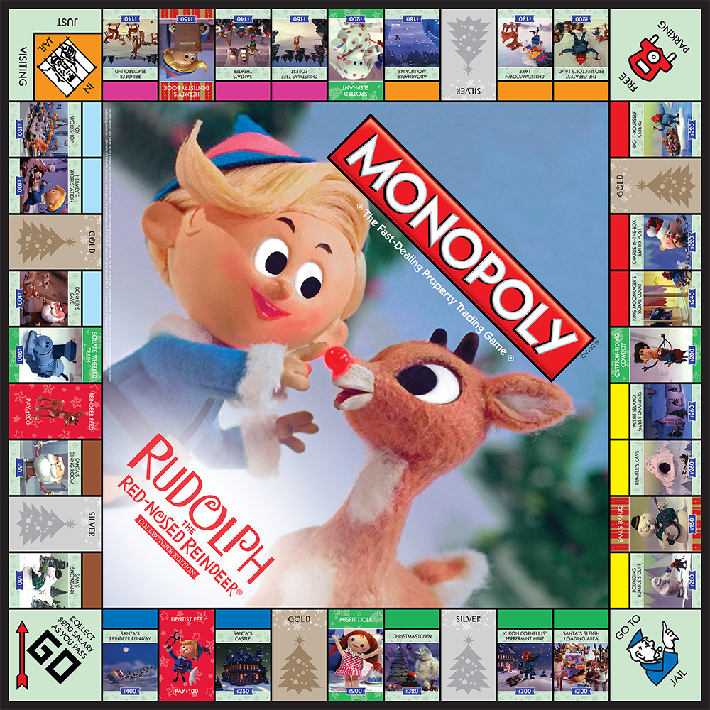 Plateau du Monopoly Rudolph the Red-Nosed Reindeer