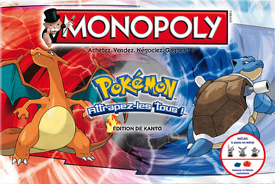 Boite du Monopoly Pokemon - Édition de Kanto