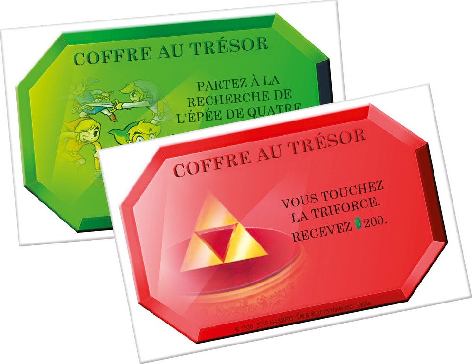 Carte caisse de communauté du Monopoly Zelda : édition en français
