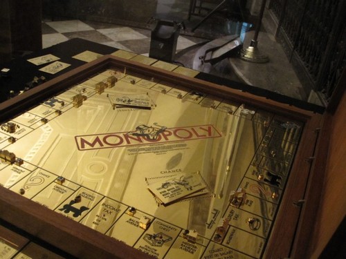 Plateau du Monopoly en or