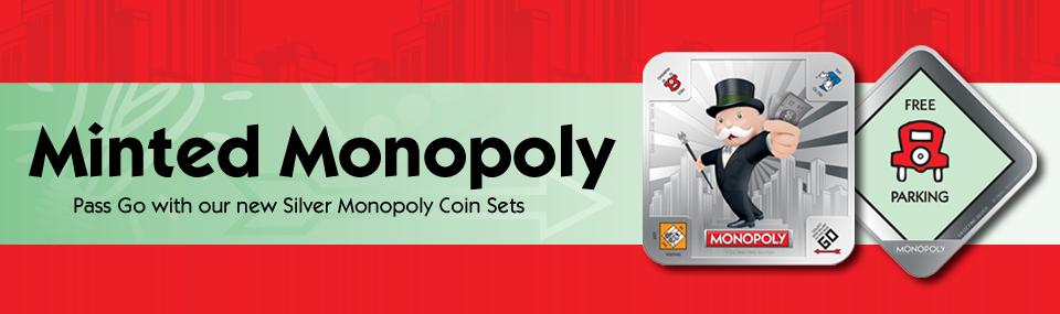 Pièces en argent Monopoly