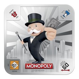 Pièces en argent Monopoly