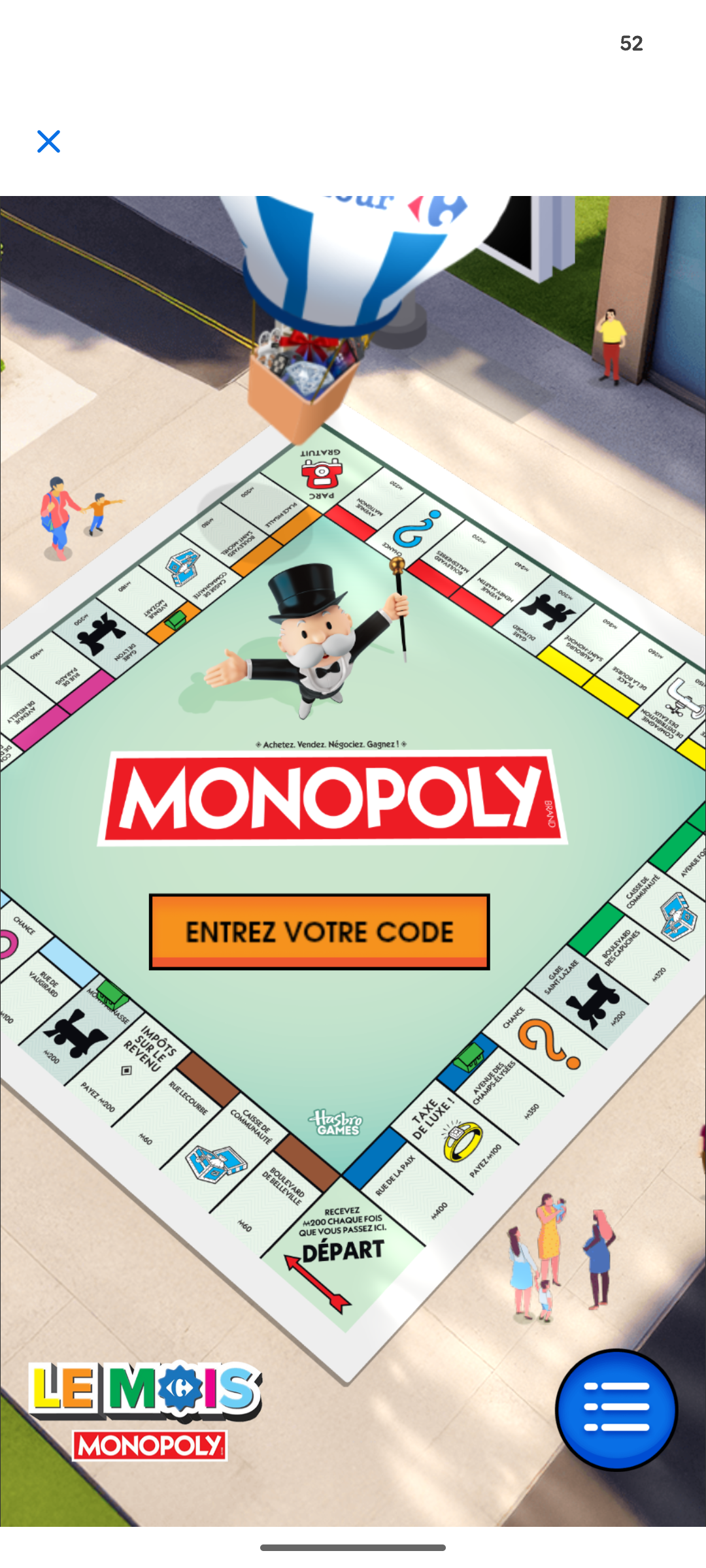 Application Monopoly Carrefour